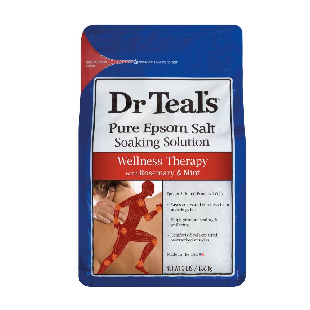 Pure Epsom Salt Soaking Solution Wellness Therapy Dr Teals
